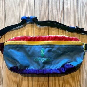 Cotopaxi colorful adventure belt bag